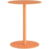 En.casa Bijzettafel Nastätten rond 50x40 cm oranje []
