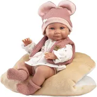 Llorens babypop meisje full body met ligkussen 40 cm