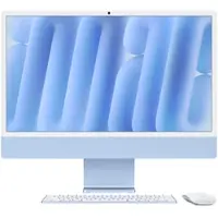 Apple iMac blauw CZ1E5-0021000 - 61cm(24'') M4 8-core CPU, 8-core GPU, 16GB RAM, 1TB SSD, standaard glas, Magic Keyboard