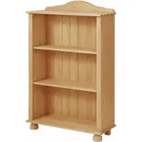 Loft 24 Mette Boekenkast met 3 Vakken - Massief Grenenhout - 77 x 30,5 x 116 cm natuur