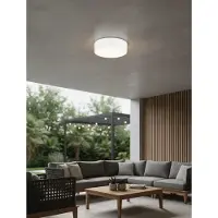 Lyora Ronde plafondlamp Judi Ø 21cm wit
