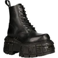 New rock unisex militaire techno-platformlaarzen - M-MILI084N-S5