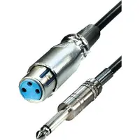 MaxTrack XLR (v) - 6,35mm Jack mono (m) audiokabel - 5 meter