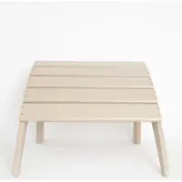 Sissy-Boy Lichtbruine fanback chair voetenbankje