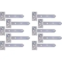 Alberts 844318 kruisscharnier | met ingeperste stift | galvanisch verzinkt, gechromateerd | band 192 x 34 mm | scharnier 90 x 45 mm | Set van 10