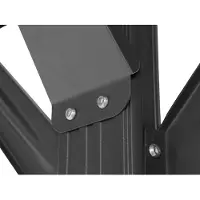 Vente-unique Zelfdragende dubbele carport pergola in aluminium - 2 auto’s - 30 m² - Antracietgrijs - BARESA