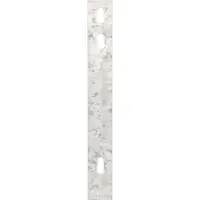 Alberts 970734 Plat ijzer | voor bevestiging van dubbelstaafmatten aan afrasteringspalen | groen geplastificeerd RAL 6005 | 2060 x 40 mm