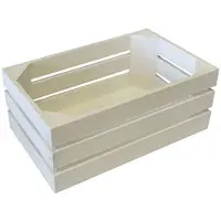 Bisetti Gnbak 1-4 Hout Wit 26x15.7xh10.5cmberk Multiplex