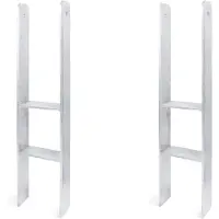 Alberts 2 x H-paaldrager, 161x800 mm, materiaaldikte 8 mm, diepte 60 mm, thermisch verzinkt