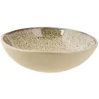 C&T Oona-Sand-Green - Bowl - D15xh7cm - Keramiek - (Set van 6)