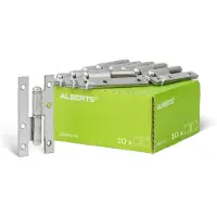 Alberts 849719 uithangbaar scharnier | links of rechts | sendzimir verzinkt | 94 x 45 mm | set van 10