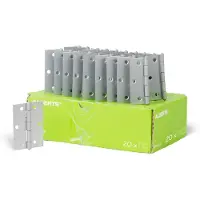 GAH Alberts 850203 scharnier | halfbreed | elektrolytisch geel verzinkt | 70 x 53 mm | set van 20