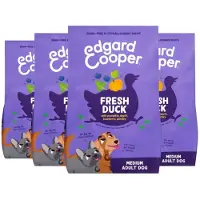 Edgard & Cooper 4x Hondenvoer Droog Adult Medium Eend 2,5 kg
