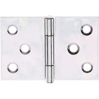 GAH Alberts 850524 scharnier | breed | sendzimir verzinkt | 40 x 58 mm | set van 20
