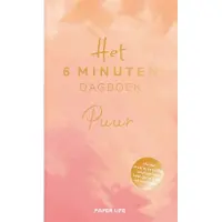 Unieboek spectrum Het 6 minuten dagboek PUUR - peach