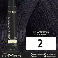 Femmas (2) - Haarverf - Zwart-bruin 100ml
