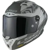 LS2 FF805 Thunder GP Aero Polar Mat Zwart Integraalhelm Maat S