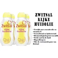 Zwitsal Baby Rijke Huidolie Voordeelverpakking 4 x 200 ml