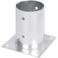 GAH Alberts Beslag Opschroefbare voetplaat Maat a Ø 101 mm