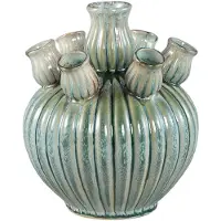Ptmd - Vaas Nolou - Blauw - 22x22x20cm