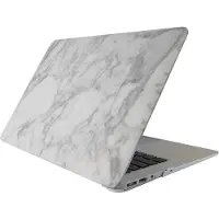 Mobigear Laptophoes geschikt voor Apple MacBook Pro 13 Inch (2008-2012) Hoes Hardshell Laptopcover MacBook Case | Marble - Wit / Grijs - Model A1278