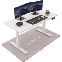 Stane Zit Sta Bureau Elektrisch Verstelbaar - 4 Geheugen Standen - Incl. Kabelgoot - 120 x 60 cm - Wit