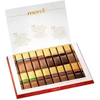 Merci 250g "Succes" - Finest Selection Assorted chocolade - Mix van 8 smaken - Chocolade cadeau - Individueel verpakte chocoladereepjes