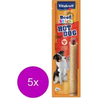 Vitakraft Beefstick Hot Dog Rund - Hond - Snack - 5 x 30 gr
