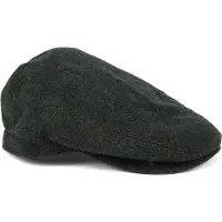 Barbour Barow Fat Cap Herringbone Donkergroen | Groen | Maat L