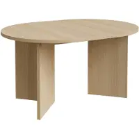 Selsey Eettafel Philipa uitschuifbaar | mdf naturel 109.59999847412109x75x109.59999847412109 cm eettafels | NADUVI