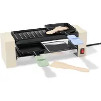 HEMA Gourmetset 23x10cm 2 Personen PFAS-vrij Beige