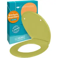 Calmwaters Original - WC-bril - Olijf Mosgroen - Duroplast - Softclose - Afneembaar