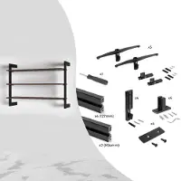 Emuca Nul Modulaire Structuurset Met Hardware Voor Wandmontage