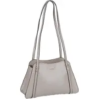 GUESS schoudertas Xena Shoulder Satchel Bag Light Taupe