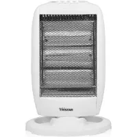 Tristar Haushaltsgeräte KA-5129 Halogeenstraler 400 W, 800 W, 1200 W 38 m³ Wit