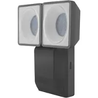 Osram LED-sensor buitenwandspot ENDURA PRO, grijs, IP55 PRO, alu / grijs / zink, Kunststof, LED buitenlamp