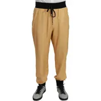 Dolce&Gabbana Mannen Goud Varken van het Jaar Katoenen Broek
