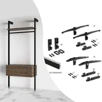Emuca Nulsteunenset Voor Houten Module En Verbindingsstang