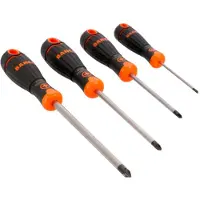 Bahco Phillipsfit With Rubber Handle Schroevendraaierset 4 Eenheden