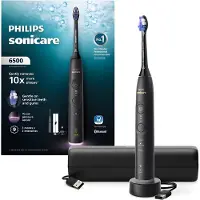 Philips Sonicare 6500 HX7411/10 Sonische Tandenborstel - Zwart - App - Reisetui