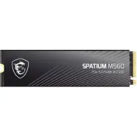 MSI SPATIUM M560 - SSD - 2 TB - interne schijf - M.2 2280 - PCI Express 5.0 x4 (NVMe)