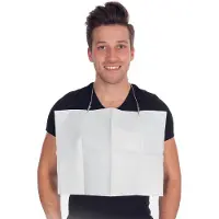Hygostar Patiëntenservetten 3-laags (dental towels / bibs) verpakt per 125 stuks wit