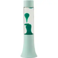 Itotal - Flared Lava Lamp - Pastel Green - 37 cm