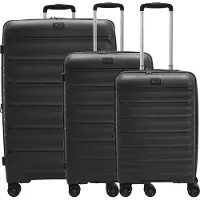 D & N Kofferset 'Travel Line 4700' zwart