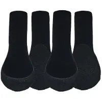 Goo-eez Zwarte babysokjes, model "lites", 4 stuks. Maat: XS