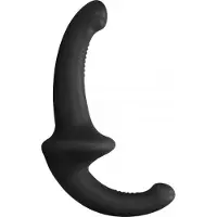 Ouch! - Silicone Strapless Strapon - Zwart