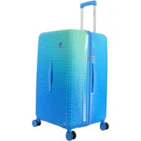 Saxoline - Twist Trunk | Harde Koffer / Trolley / Reiskoffer - L - Blauw - Blauw / Large