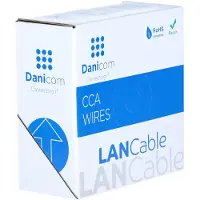 Dsit CAT6 U/UTP 50 meter kabel op rol stug grijs CCA - Trekdoos - Internetkabel - Netwerkkabel - UTP kabel