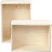 Packlinq Showdozen, rechthoek, h: 27+31 cm, b: 19,5+22,5 cm, triplex, 2stuks, diepte 12,5 cm