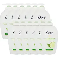 Dove Handzeep Cucumber & Green tea - 12 x 250ML - Voordeelverpakking